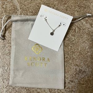 NWT Kendra Scott Nola in Silver and platinum druzy